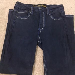 Uknighted Royal blue jeans. Size 8